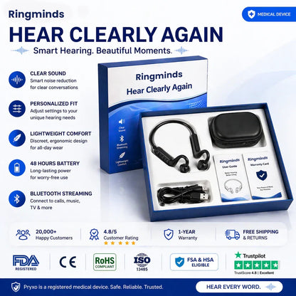 🌎Ends Today: 83% OFF!⏰👂Revitalize your ears again💖 💥 LIMITED TIME OFFER!🔥Advanced Bone Conduction Smart Hearing Headphones